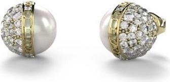 Image du produit Guess Charmantes boucles d'oreilles plaquées or avec zircons Calypso JUBE04458JWYGT/U