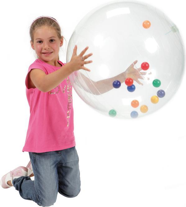 Image du produit Ledraplastic Gymnic® Balle d'activité transparente, Ø 50 cm