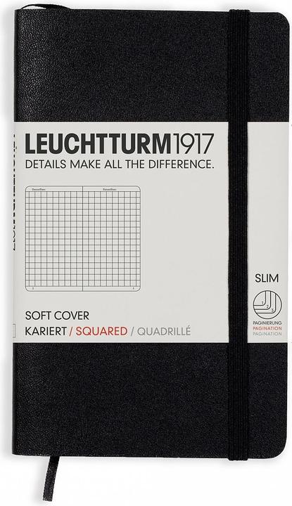 Leuchtturm1917 Notebook Softcover (A6, Checked, Soft cover)