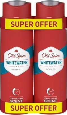Produktbild Old Spice WhiteWater Duo Shower Gel 2 x 400 ml (400 ml)