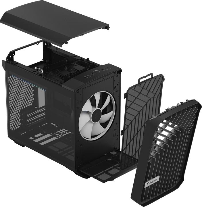 Image du produit Fractal Torrent Nano RGB Noir TG Light Tint (Mini-ITX, Mini-DTX)