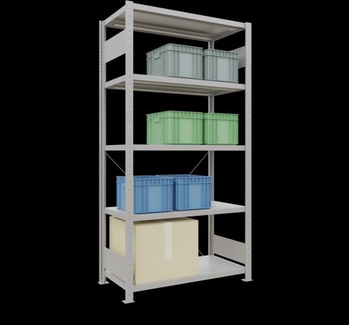 Actual product image Schulte Lagertechnik MULTIplus330 basic racking system with cross brace
