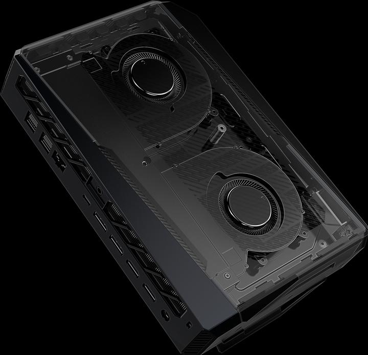 Actual product image ASUS Mini PC ROG NUC NUC15JNK9X389A2, Prozessorfamilie: Intel (32 GB, 1000 GB, GeForce RTX 5070 Ti)