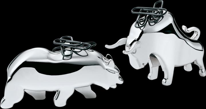 Produktbild Philippi Bull & Bear Büroklammerhalter, 2 tlg (2 x)
