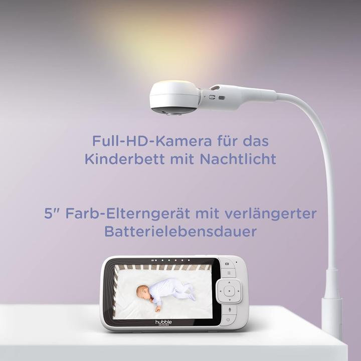 Produktbild Hubble Connected Baby Monitor mit Kamera und Smartphone-App (Babyphone mit Kamera)