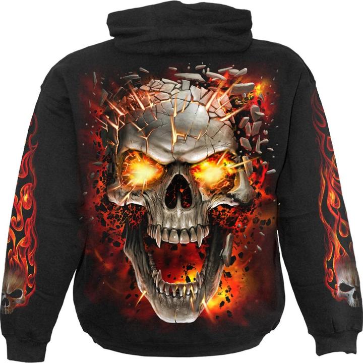 Spiral Skull Blast Kapuzenpullover
