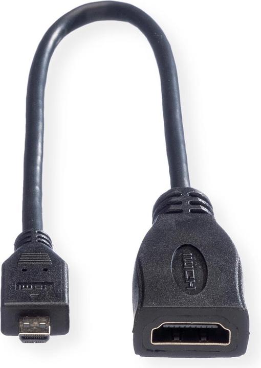 Image du produit Roline HDMI – Micro HDMI (0.15 m, HDMI)