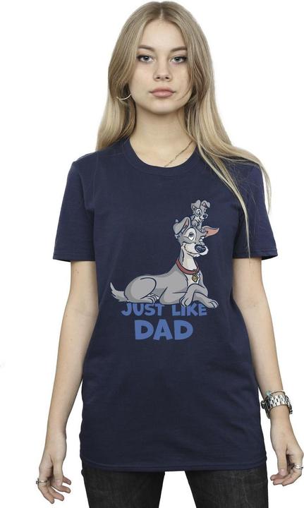 Image du produit Disney - T-shirt LADY AND THE TRAMP JUST LIKE DAD - Femme (S)