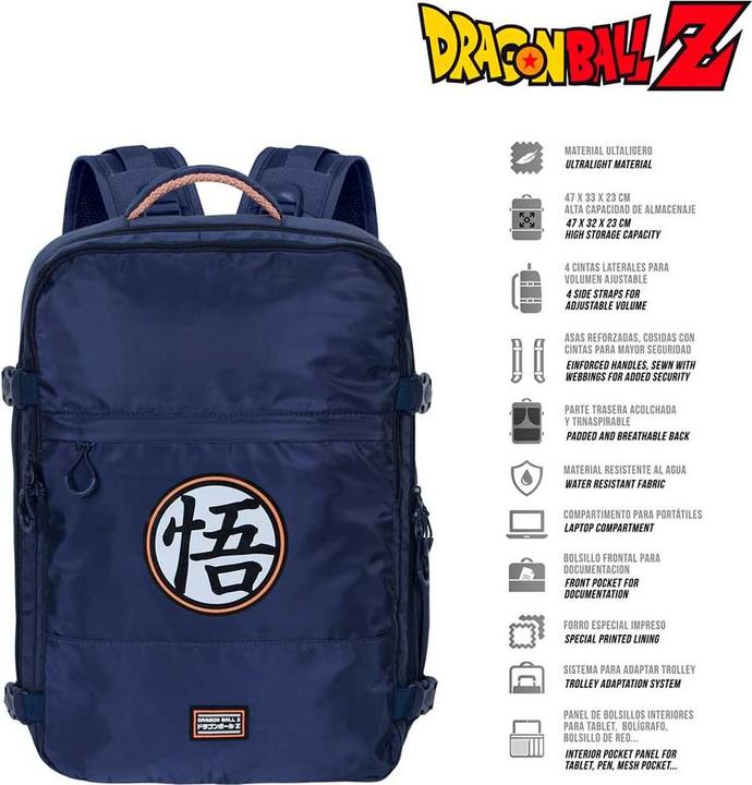 Produktbild Karactermania Large Mercury Travel Backpack 47x23x33cm Symbol