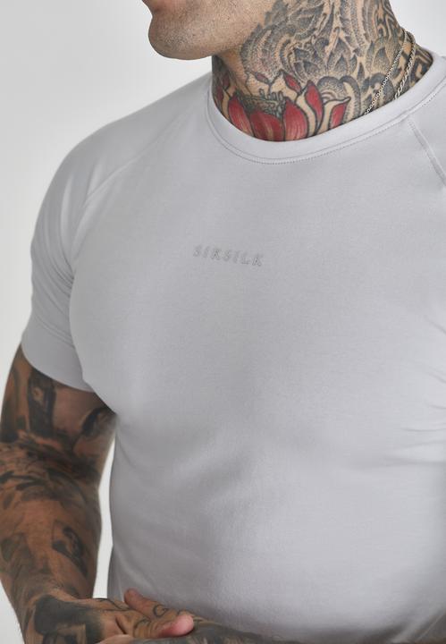 Actual product image Siksilk Smart T-Shirt in Light Grey (XL)