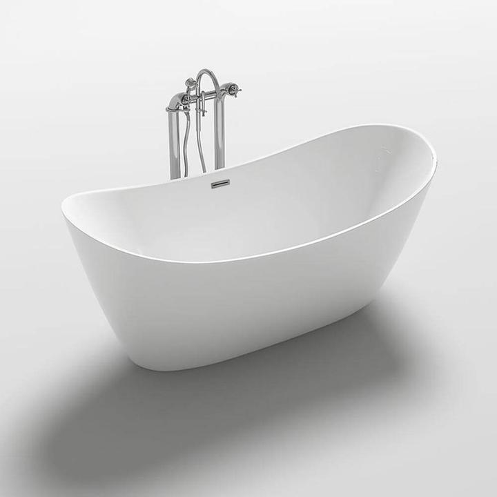 Produktbild Home Deluxe Badewanne freistehend RAVO ohne Armatur - 170x80x72cm (80 cm, 170 cm)