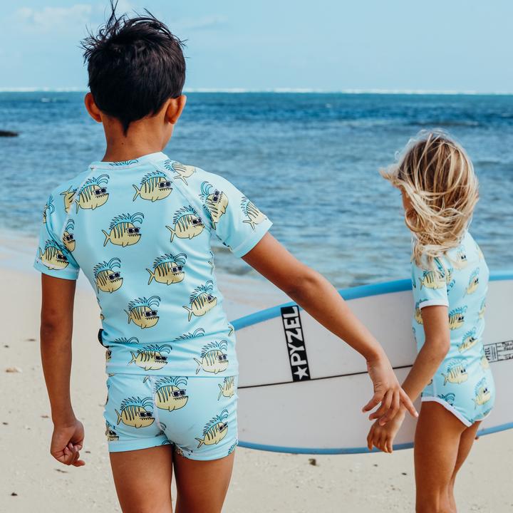 Actual product image Beach & Bandits UV swim shorts Funky Fish (116)