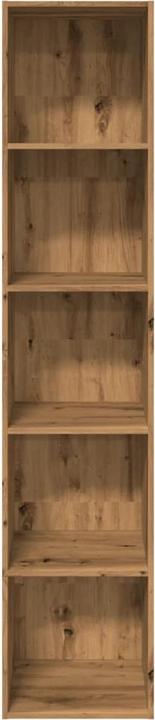 Actual product image VidaXL Bücherregal Regal Standregal Büroregal Aufbewahrungsregal Artisan-Eiche (40 x 30 x 189 cm)