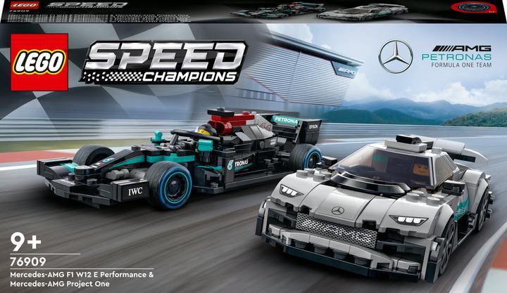 Produktbild LEGO Mercedes-AMG F1 W12 E Performance & Mercedes-AMG Project One (76909, LEGO Speed Champions)