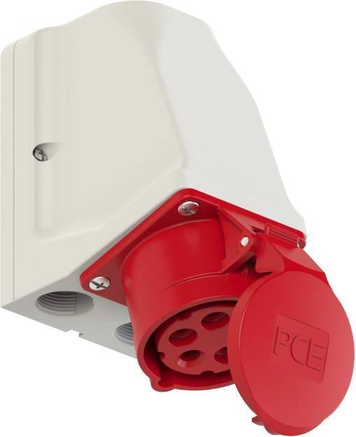 Produktbild PCE 915-6 Wanddose schleifbar 16A 5p 6h IP44