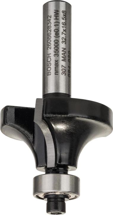 Bosch Professional Zubehör Afrondfrees 8 mm, R1 10 mm, L