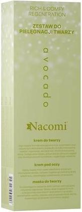 Actual product image Nacomi Nacomiset Face Care Avocado Cream 40ml, Face Mask 40ml, Eye Cream 15ml (40 ml)