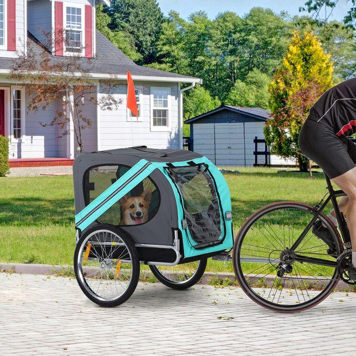 Produktbild Swisshandel24 Hundeanhänger Fahrradanhänger Hundetransporter Hunde Fahrrad Anhänger Oxfordstoff Regenschutz atmung