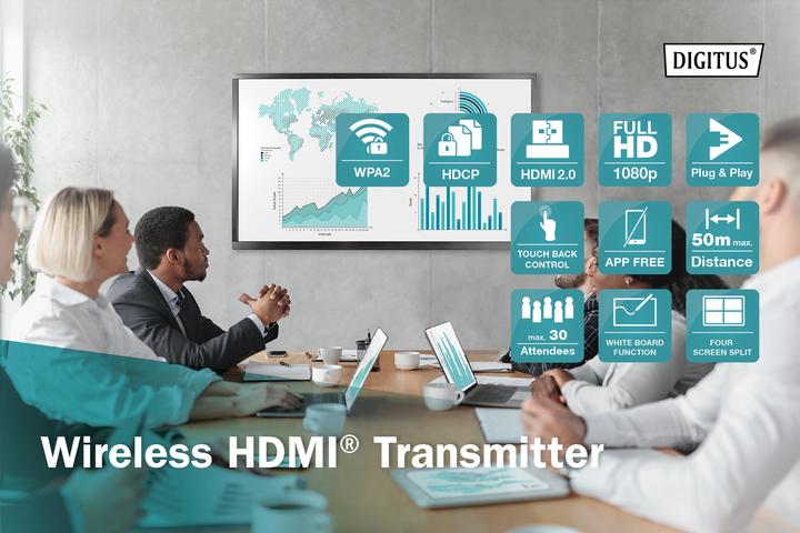 Produktbild Digitus Wireless HDMI Transmitter für DS-55317 (50 m, HDMI 1.4a)
