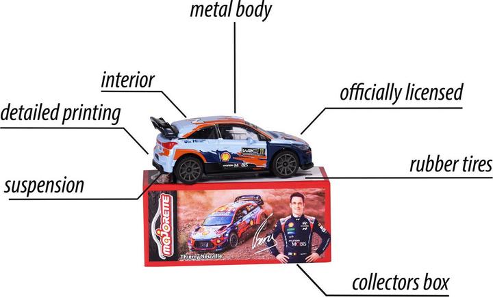 Produktbild Majorette WRC Assortment