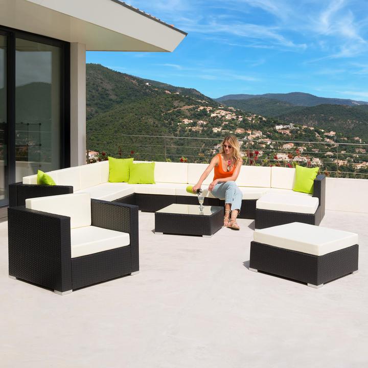 Produktbild tectake Rattan Lounge