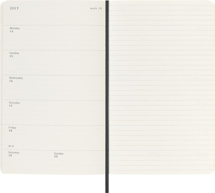 Actual product image Moleskine Schüleragenda Soft Cover (13 x 21 cm, English)