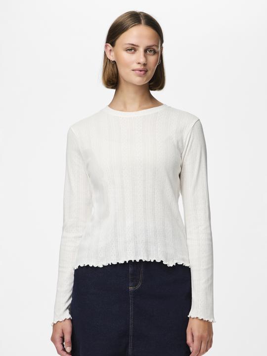 Produktbild Pieces Pcmarie Ls O-Neck Poin Top Jrs Noos Bc (XL)