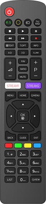 Philips SRP4030/10 remote control IR Wireless SAT, TV Press buttons (Universal remote control, Miracast)