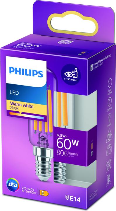 Image du produit Philips Lampe (E14, 6.50 W, 806 lm, 1 x, E)