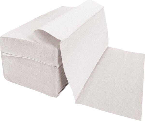 Image du produit Hygostar Handtuchpapier, 25 x 23 cm, Falzung V-Falz/ZZ-Falz, 2-lagig, naturweiss, 20 Pack à 200 Blatt (1 x)
