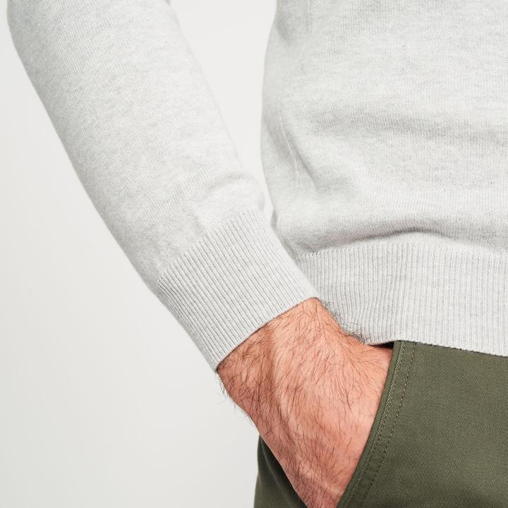 Image du produit Inesis Pulls de golf pour hommes col V Coton - CW 100 gris