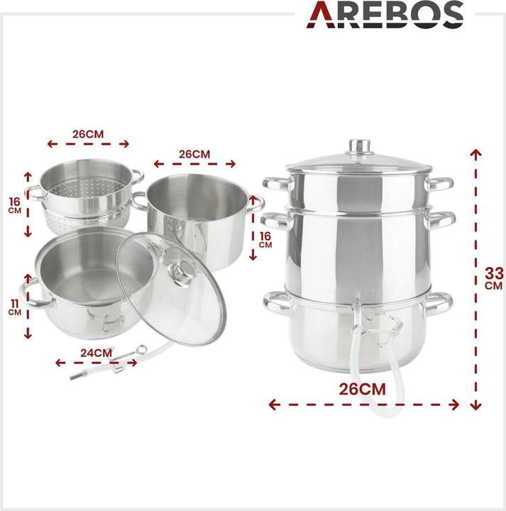 Produktbild Arebos Dampfentsafter