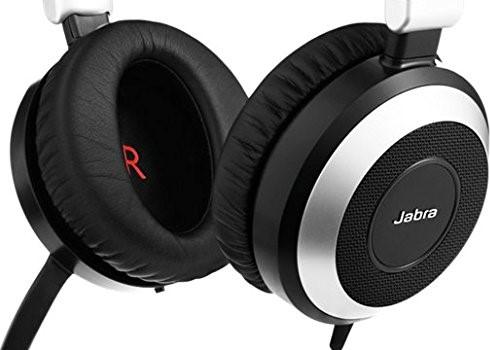 Immagine prodotto Jabra Evolve 80 UC Duo (cuffie con jack da 3,5 mm) (Cablato)