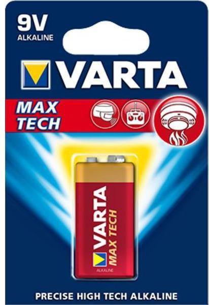 Actual product image Varta Longlife Max Power (1 pcs., 9V Block, 580 mAh)