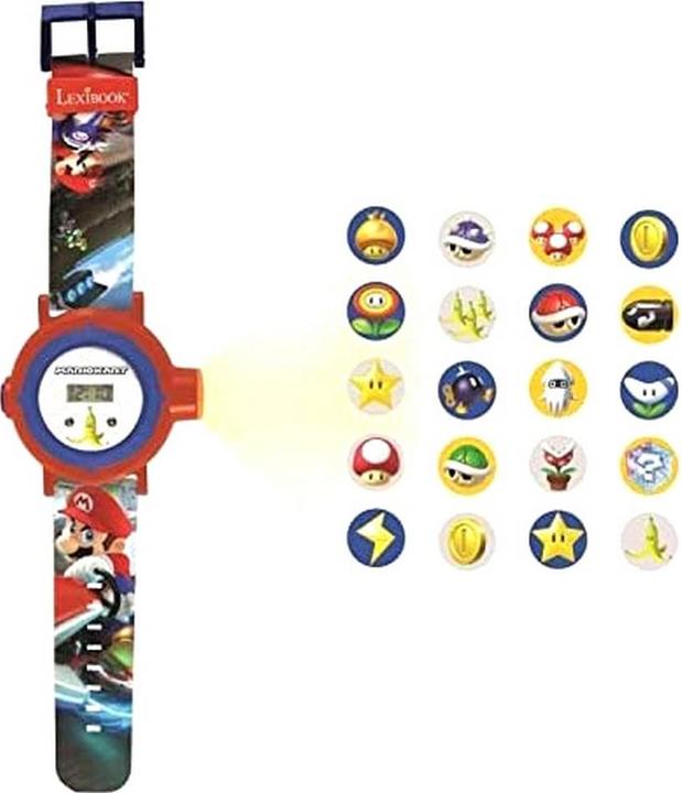 Produktbild Lexibook Digital Projektionsuhr im Mario Kart Design mit 20 Bildern zum Projizieren