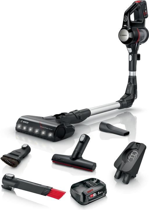 Produktbild Bosch Hausgeräte BCS712XXL, Beutellos, Schwarz, 0,3 l, Trocken, Filterung, 82 dB