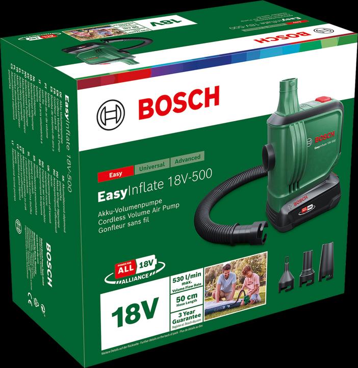 Produktbild Bosch Home & Garden EasyInflate 18V-500 (0.03 Bar)