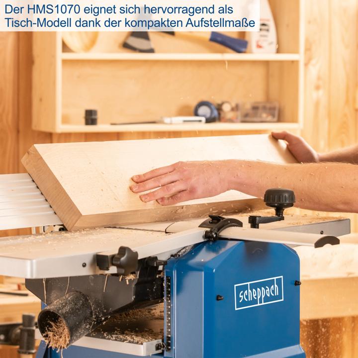 Actual product image Scheppach Planing machine with reism HMS 1070