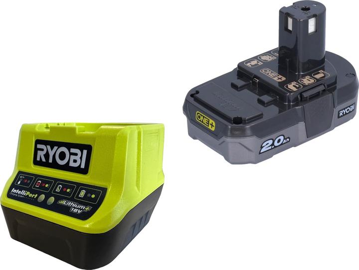 Produktbild Ryobi Akku 18V 2,0Ah + Schnellladegerät (18 V)