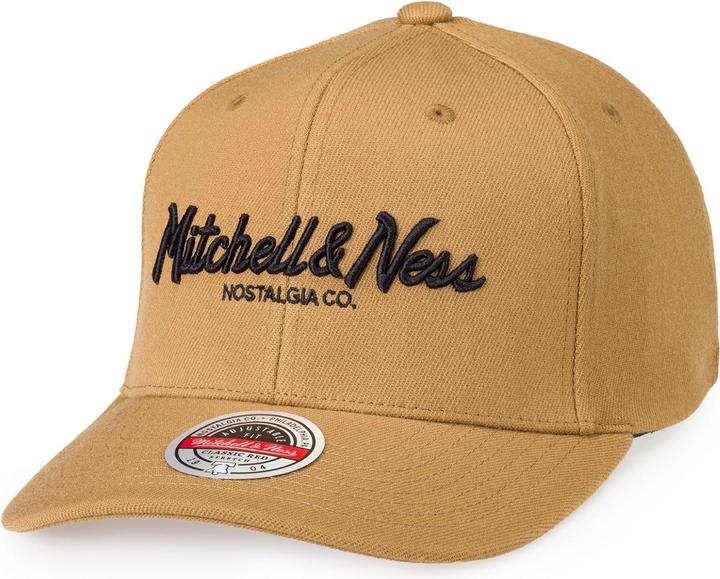 Produktbild Mitchell & Ness Stretch Snapback Cap PINSCRIPT tan beige