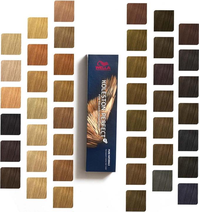 Actual product image Wella Koleston - Pure Naturals 7/05 Mittelblond Natur-Mahagoni (7, 05 Medium blonde natural mahogany)