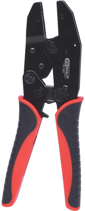 Actual product image KS Tools Crimping pliers with quick locking mechanism (220 mm)