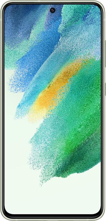 Actual product image Samsung Galaxy S21 FE 5G EU (256 GB, Olive, 6.40", Hybrid Dual SIM, 12 Mpx, 5G)