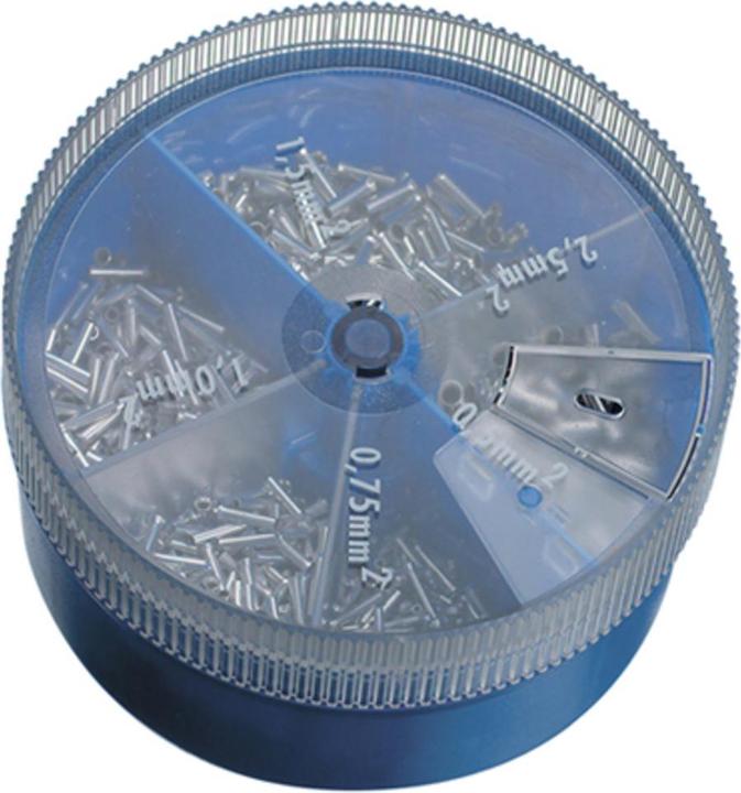 Actual product image Dönges Wire end ferrule assortment, uninsulated, 0.5 - 2.5 mm², scatter box