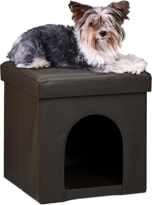 Actual product image Relaxdays Dog Box Seat Stool