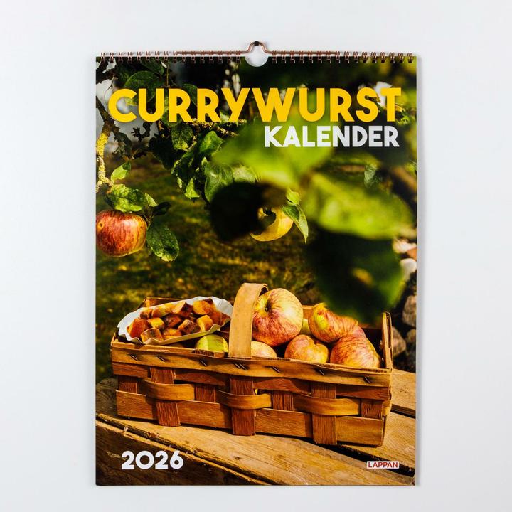 Image du produit Der Currywurst-Kalender 2026 (30 x 40 cm, Couverture rigide, Allemand)