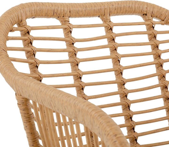 Produktbild IDIMEX Gartenstuhl PARAMO aus Polyrattan – Natur/Beige