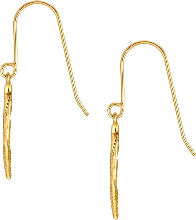 Produktbild Glanzstücke München Damen Ohrringe Feder Sterling Silber - 35054 (Sterling Silber)