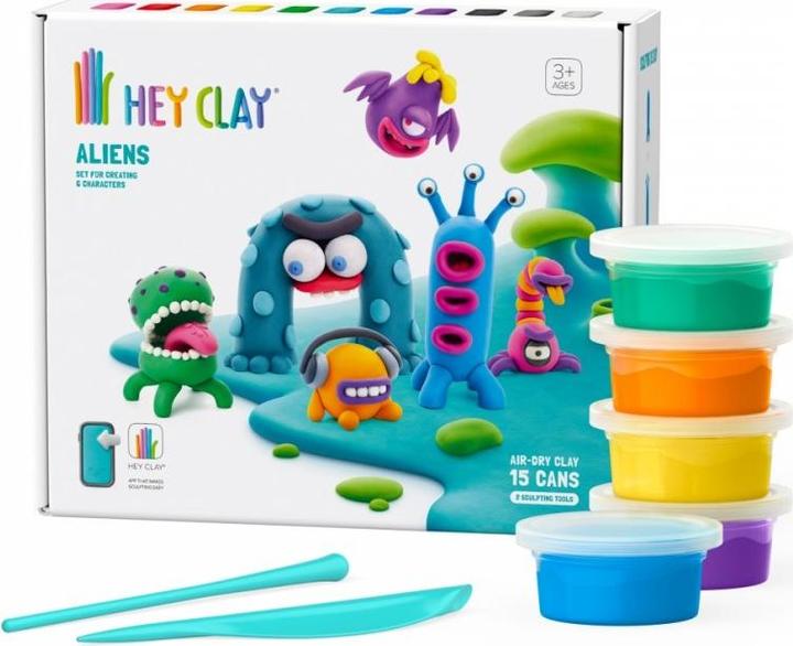 Immagine prodotto Hey Clay Alien Set confezione da 15 barattoli 15019CEE15