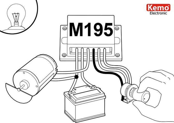 Actual product image Kemo PWM power controller module M (Various)